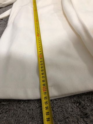 Cappotto Bay bianco con cappuccio taglia unica