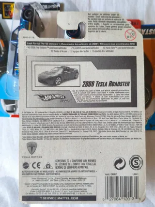 Hot Wheels - 2008 Tesla Roadster - 2008 First Ed.