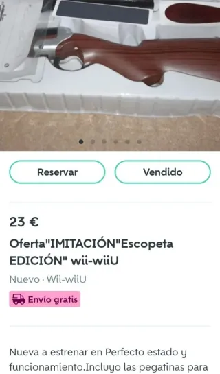 Juego PRECINTADO Wii Deer Drive+Escopeta EDICIÓN