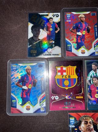 Lote 8 Cartas Lamine Yamal