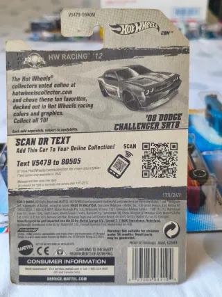 Hot Wheels - '08 Dodge Challenger SRT8 - HW Racing