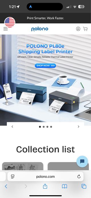 Impresora Térmica Etiquetas Polono Bluetooth PL805