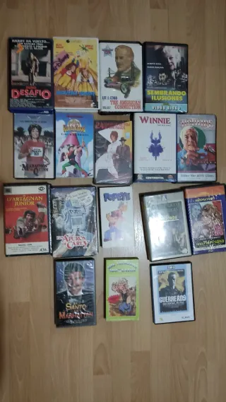 Lote VHS Películas Antiguas Raras