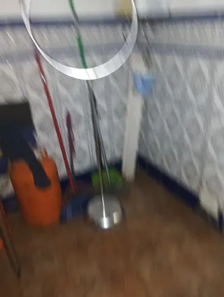 Supporto per appendere gabbie in acciaio inox