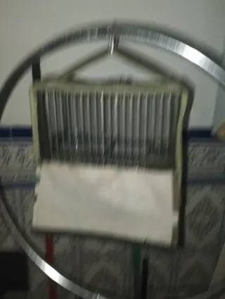 Supporto per appendere gabbie in acciaio inox