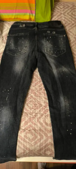 Pantalones vaqueros Y2K lavado oscuro