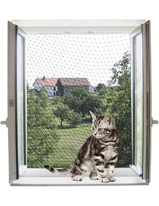 Red de protección para gatos 2 x 3 m, transparente