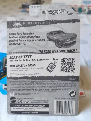 Hot Wheels - '70 Ford Mustang Mach 1 - MuscleMania