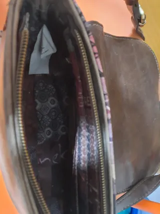 Bolso Anekke beige estampado