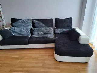 Sofá chaise longue 3 plazas como nuevo