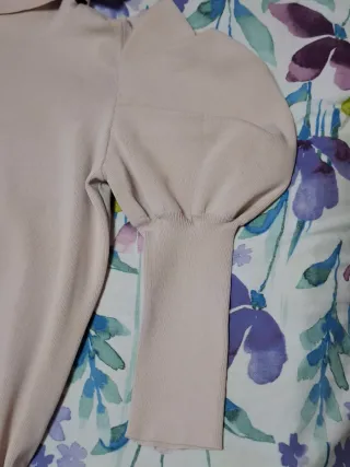 Vestido largo Zara rosa palo