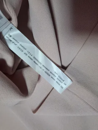 Vestido largo Zara rosa palo