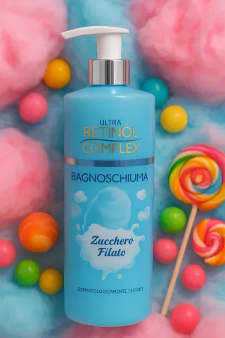Bagnoschiuma Retinol Complex Zucchero Filato