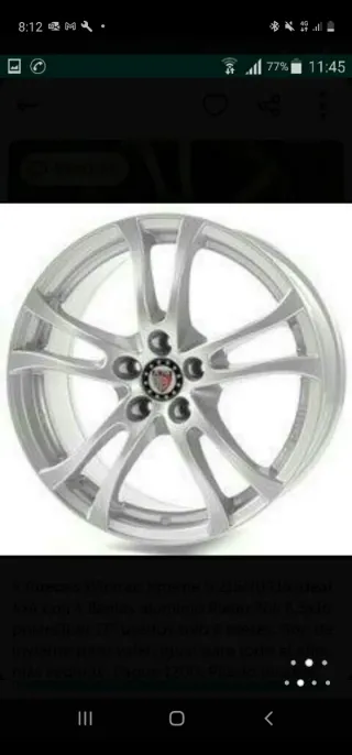 4 Neumáticos de invierno con llantas VREDESTEIN