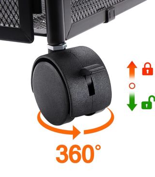 2 cajas almacenaje metálica con ruedas