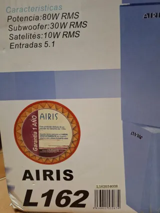 Altavoces Home Cinema 80w 5.1 AIRIS L162