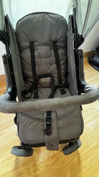 Carro bebé Hauck Trío 3 en 1 gris