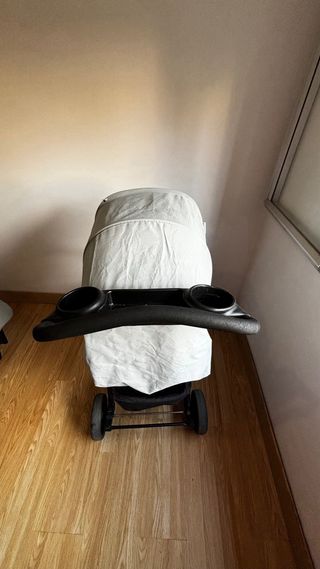 Carro bebé Hauck Trío 3 en 1 gris