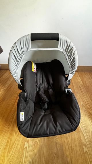 Carro bebé Hauck Trío 3 en 1 gris