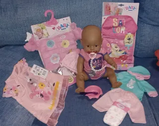 Lote Muñeca Baby Born 43 cm SIN usar
