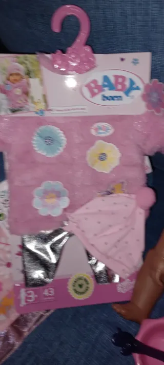 Lote Muñeca Baby Born 43 cm SIN usar