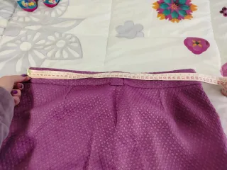 Pantalón vestir Adolfo Domínguez color malva