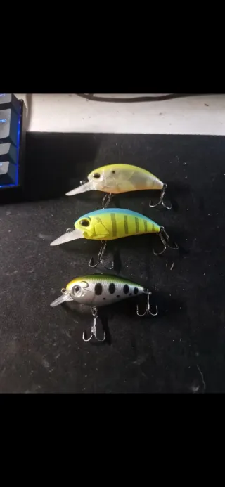 3 señuelos crankbaits