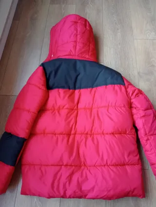 Plumífero niño forro peludo