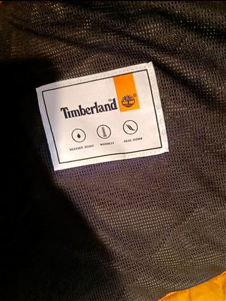 Parka Timberland Premium Plumas Amarilla Negra