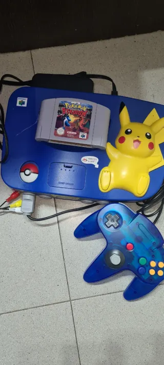 Nintendo 64 Pikachu Edición Especial