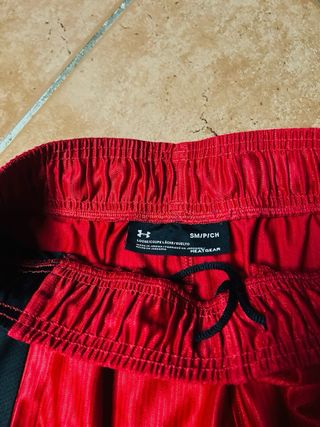 Pantaloncini Under Armour Rossi Basket