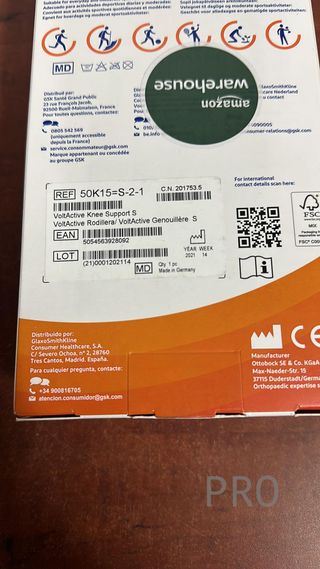 Voltactive Rodillera Con Tecnología 3D