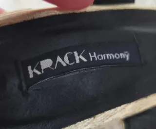 Tacones dorados Krack Talla 37