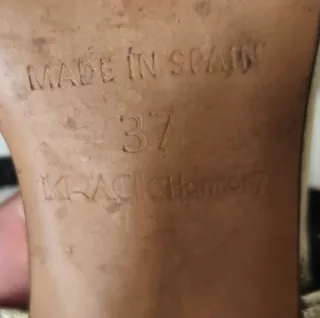 Tacones dorados Krack Talla 37