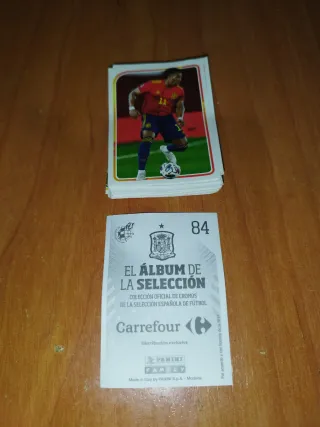 LOTE 36 CROMOS EL ALBUM DE LA SELECCION CARREFOUR