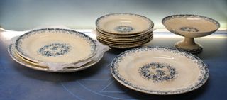 Antigua vajilla Terre de Fer. HB & Cie. Loza mayólica.