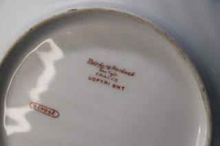 Fuente, plato diseño de Marcel Sandoz para Theodore Haviland (Limoges, Francia).