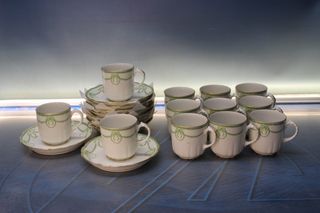 Servicios de café Limoges W.G. Co. (William Guerin & Co), circa 1910.