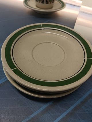 Juego de Te YU-QUAN, tazas 5 cm, platos de 10,5 cm de diametro