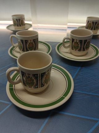 Juego de Te YU-QUAN, tazas 5 cm, platos de 10,5 cm de diametro