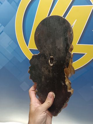 Virgen Maria, orando, escultura con relieve, alguna tara 30x16x12 cm