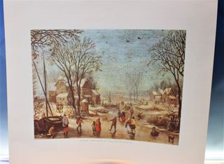 Litografía “Cazador en el Bosque” Marti i Alsina, s.XIX.