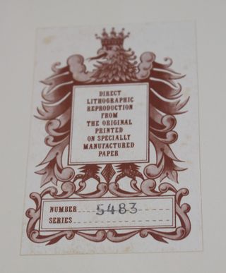 Litografía “Cazador en el Bosque” Marti i Alsina, s.XIX.