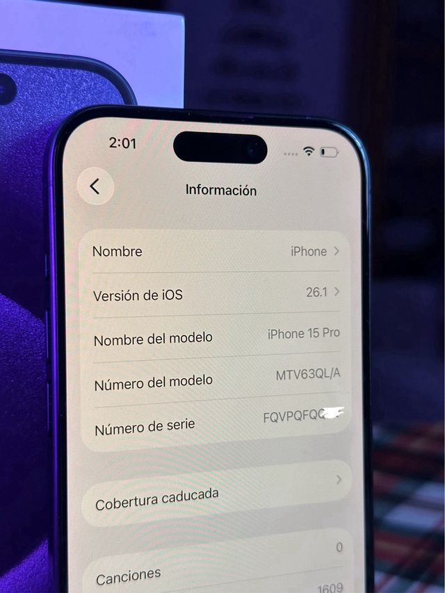 iPhone 15 Pro 256GB 88% batería