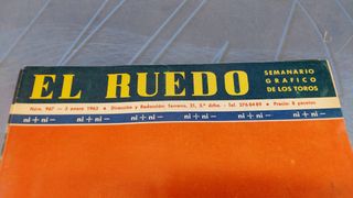 Tauromaquia. Revista El Ruedo 1963.