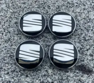 TAPAS BUJE CENTRO RUEDA SEAT LEÓN IBIZA CUPRA 56mm