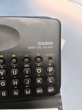 Calculadora Científica CASIO data-cal DC-200-BK-G