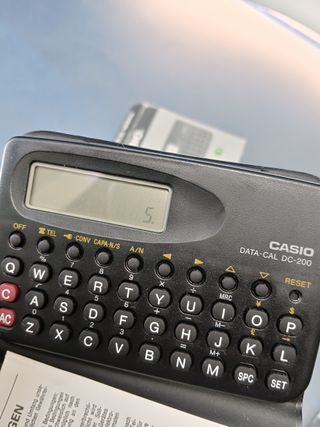 Calculadora Científica CASIO data-cal DC-200-BK-G