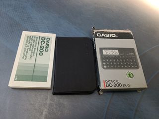 Calculadora Científica CASIO data-cal DC-200-BK-G