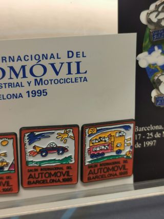 Lote pin 8 Pins del Salón Internacional del Automóvil de Barcelona. 1995 + 1997 Edición Limitada.
